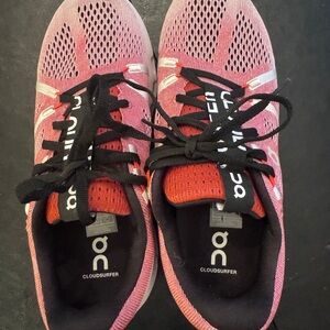 On Running Cloudsurfer Men’s Red & Black Running Shoes